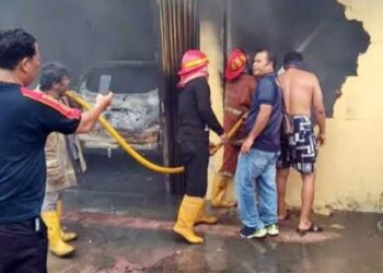Panglong Di Daerah Rambung Merah Terbakar.