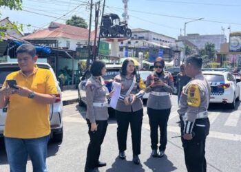 Polres Pematangsiantar Meninjau Kondisi Jalan Untuk Cabang Olahraga Sepeda Untuk PON XXI Tahun 2024 Nanti.