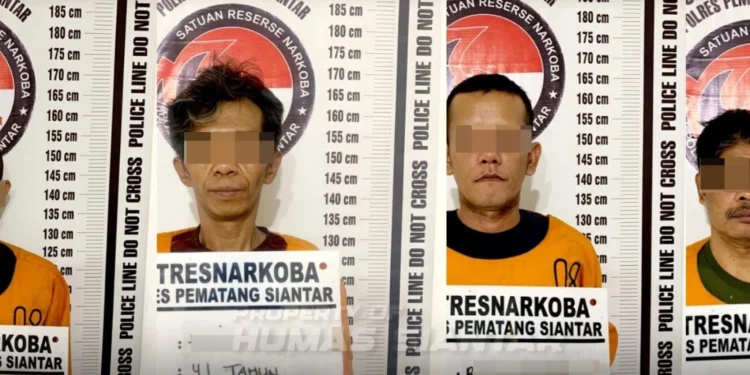 Empat Orang Pengedar Sabu Di Kosan Ditangkap.