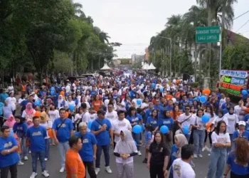 Car Free Day ikut Meriahkan Menyambut HUT RI ke 79 Bersama Pemko Pematangsiantar.