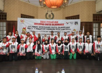 Kontingen Dari Kota Pematangsiantar Atletnya Sebanyak 24 Orang diberangkatkan Ke PON XXI Aceh – Sumut.