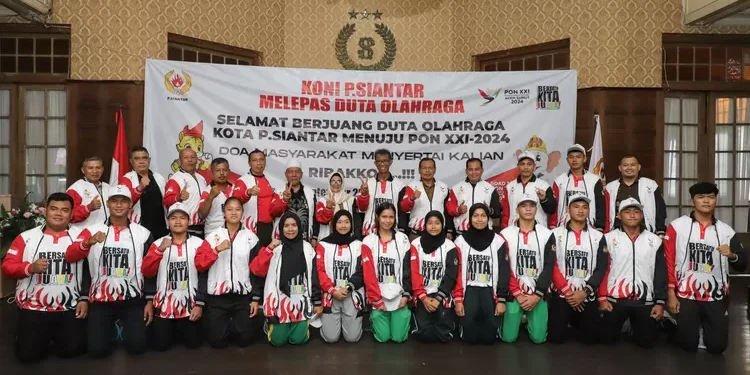 Kontingen Dari Kota Pematangsiantar Atletnya Sebanyak 24 Orang diberangkatkan Ke PON XXI Aceh – Sumut.