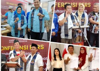 Ke Empat Paslon Walikota dan Wakil Walikota Dinyatakan Lulus Syarat Administrasi Di Pilkada 2024 Ini.