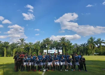 Pertandingan Seru Sepak Bola, Pemko Siantar Dengan Pemkab Simalungun 9 – 0.