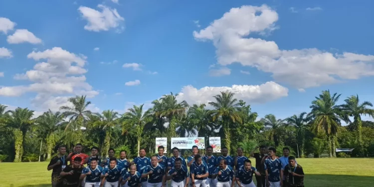 Pertandingan Seru Sepak Bola, Pemko Siantar Dengan Pemkab Simalungun 9 – 0.