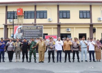 Dishub dan Satpol PP Ikut Apel Pagi Di Lapangan Polres Pematangsianar Untuk Dukung Ops Zebra Toba 2024
