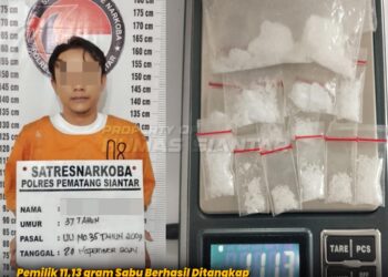Pemilik 11,13 gram Sabu Berhasil Ditangkap Polres Pematangsiantar