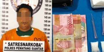 Polres Pematangsiantar Tangkap Pemilik 8,85 Gram Sabu di Martoba